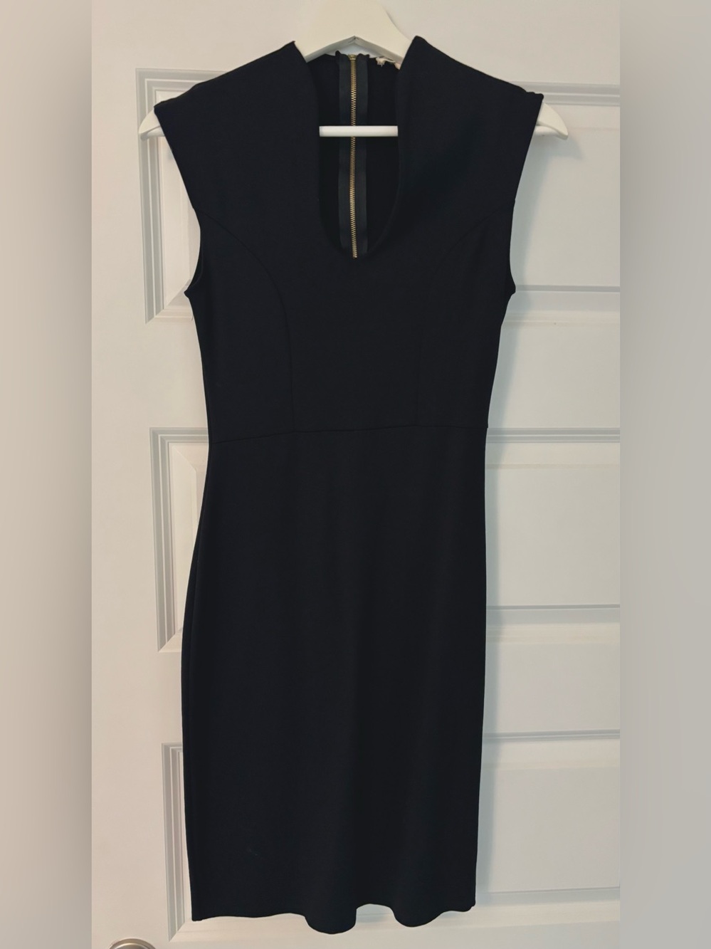 Black spandex scoop neck dress medium.